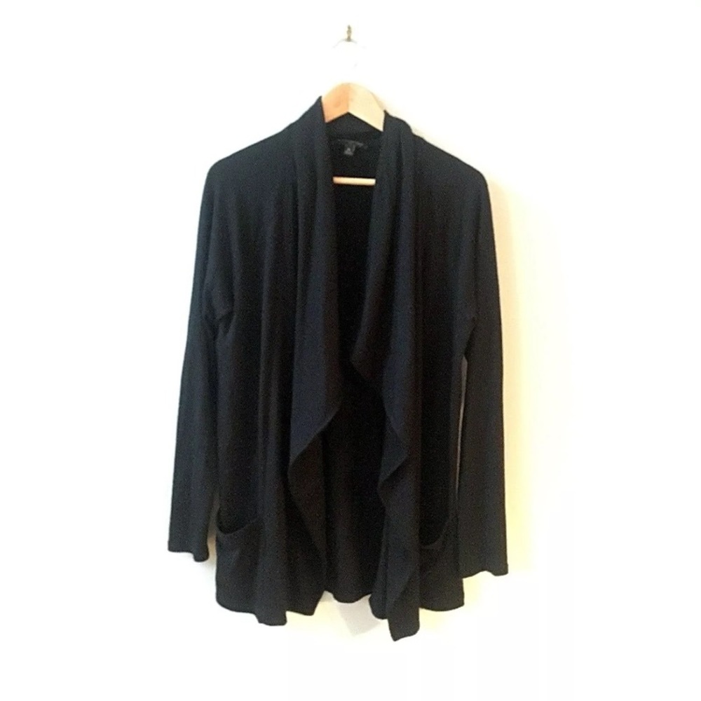 Banana Republic Open Waterfall Cardigan Pockets